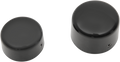 DRAG SPECIALTIES Axle Caps - Black - Rear FITS 08-17 SOFTAIL/FXD W16-0332GB