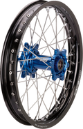 MOOSE RACING Wheel Assembly - SX-1 - Complete - Rear - Black Wheel/Blue Hub - 16x1.85 YR-18616-BKBU