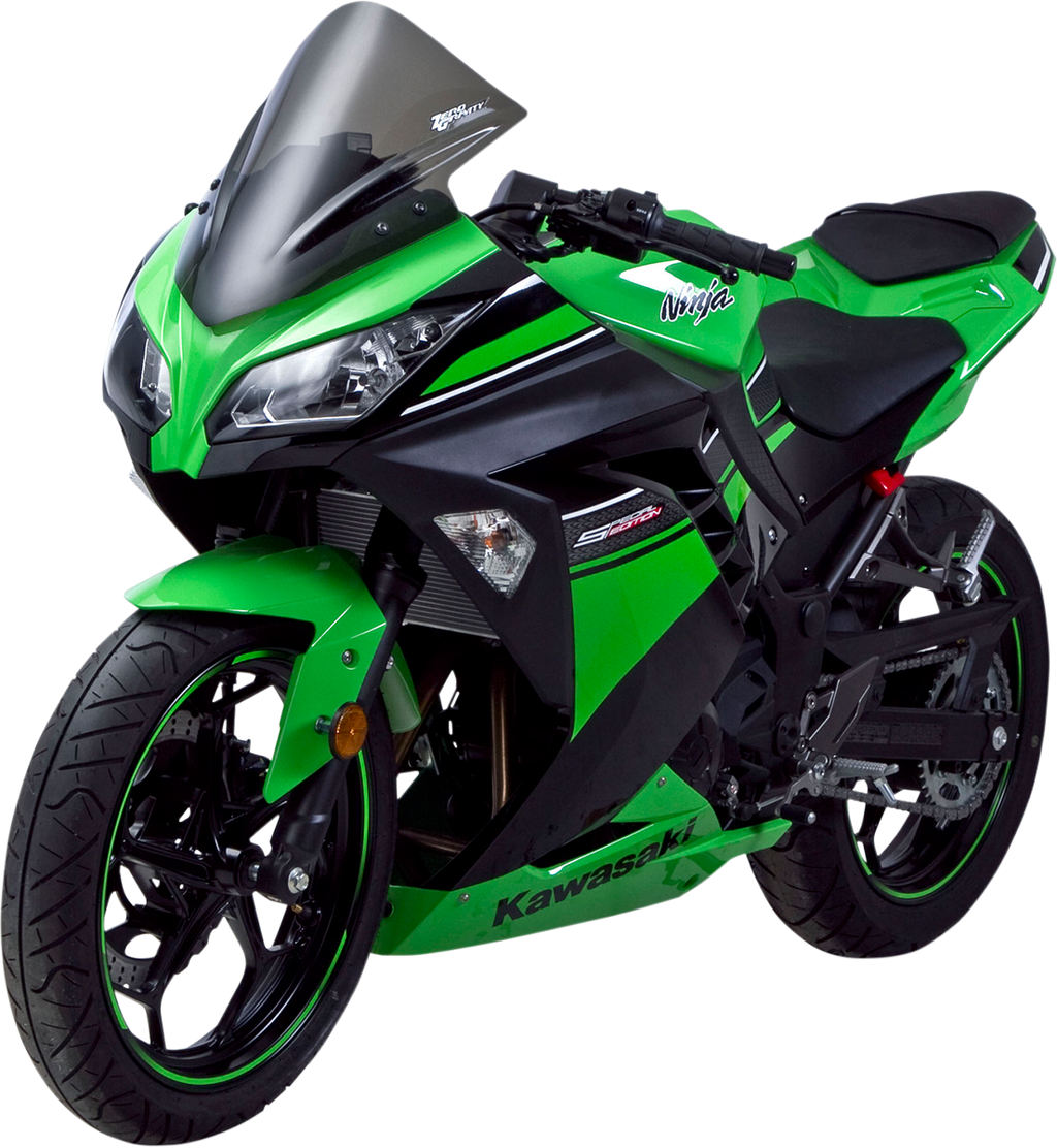 Zero Gravity Corsa Windscreen - Smoke - Ninja 300 24-282-02
