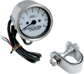 DRAG SPECIALTIES 2.4" Mini Electronic 8000 RPM Tachometer - Chrome Housing - White Face 21-6930NUDS