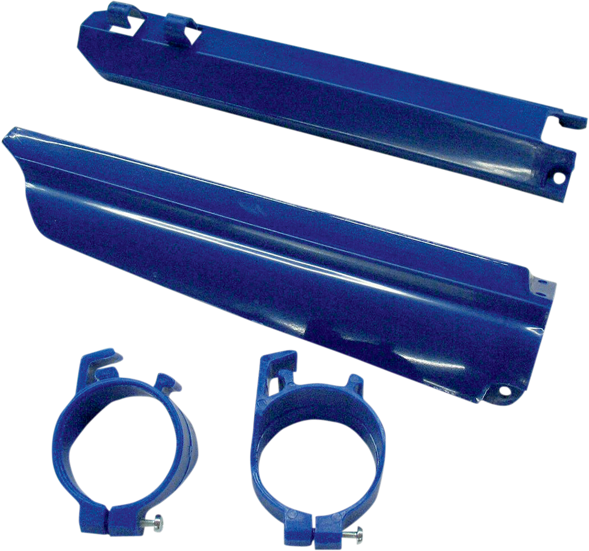 UFO Fork Cover - Blue NO SPEEDO CABLE MOUNTS YA03803-089