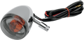 DRAG SPECIALTIES Universal Turn Signal Light - Front - Chrome with Smoke Lens L12-0232FDC/M