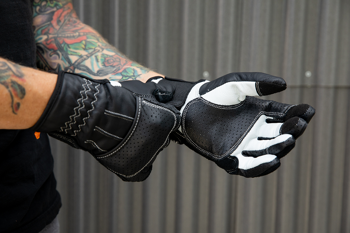 BILTWELL Borrego Gloves - Black/Cement - 2XL 1506-0104-306