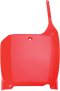 UFO Front Number Plate - Red HO03666070