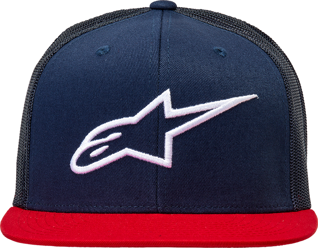 ALPINESTARS Corp Trucker Hat - Navy/Red - One Size 1025810037030OS