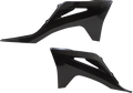ACERBIS Radiator Shrouds - Black/Metallic 2872737440