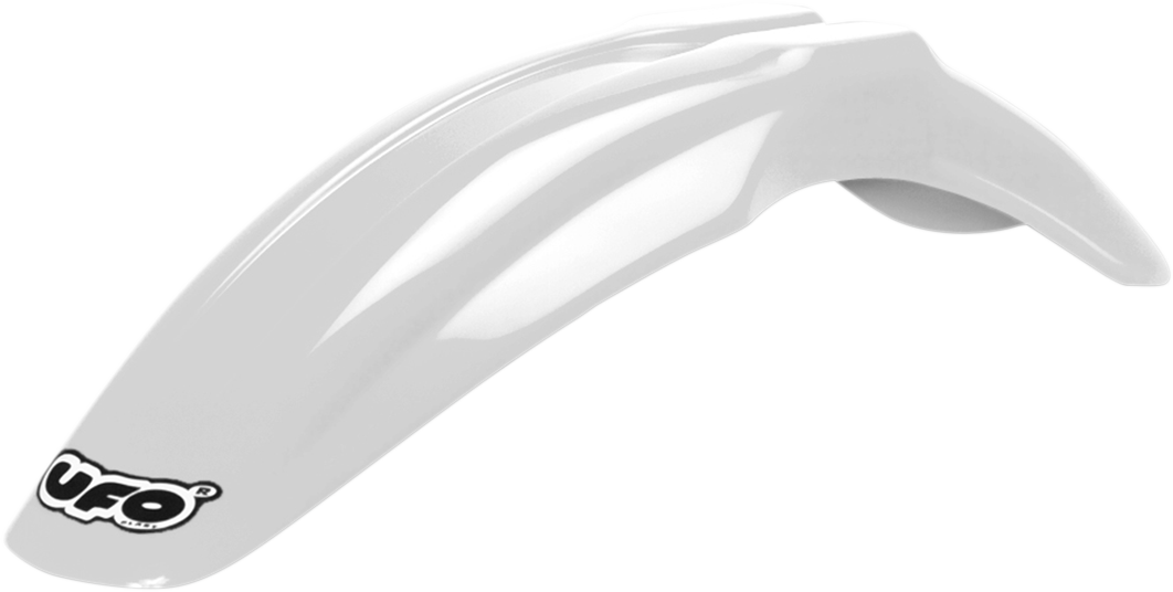 UFO Universal Supermoto Front Fender - White PA01027-041