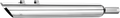 SUPERTRAPP End Cap - Chrome - Slash 108-8027