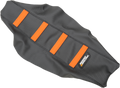 MOOSE RACING Ribbed Seat Cover - Black Cover/Orange Ribs - KTM KTM5016-336RT