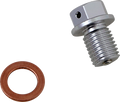 MOOSE RACING Magnetic Drain Plug - Honda | Yamaha T14-6085S
