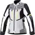 ALPINESTARS Stella Bogota Drystar® Jacket - Gray/White - Large 3217023-9037-L