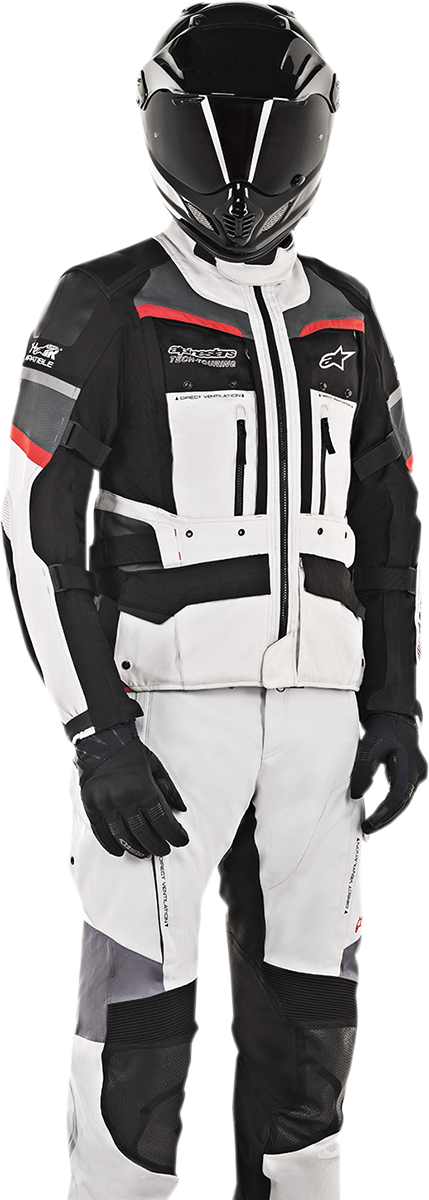 ALPINESTARS Andes Pro Drystar® Jacket - Gray/Black/Red - Medium 3207119-9113-M