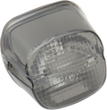 DRAG SPECIALTIES Taillight Lens - Bottom Tag Window - Smoke 12-0411MD