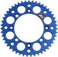 RENTHAL Sprocket - Yamaha - Blue - 47 Tooth 121U-420-47GBBU