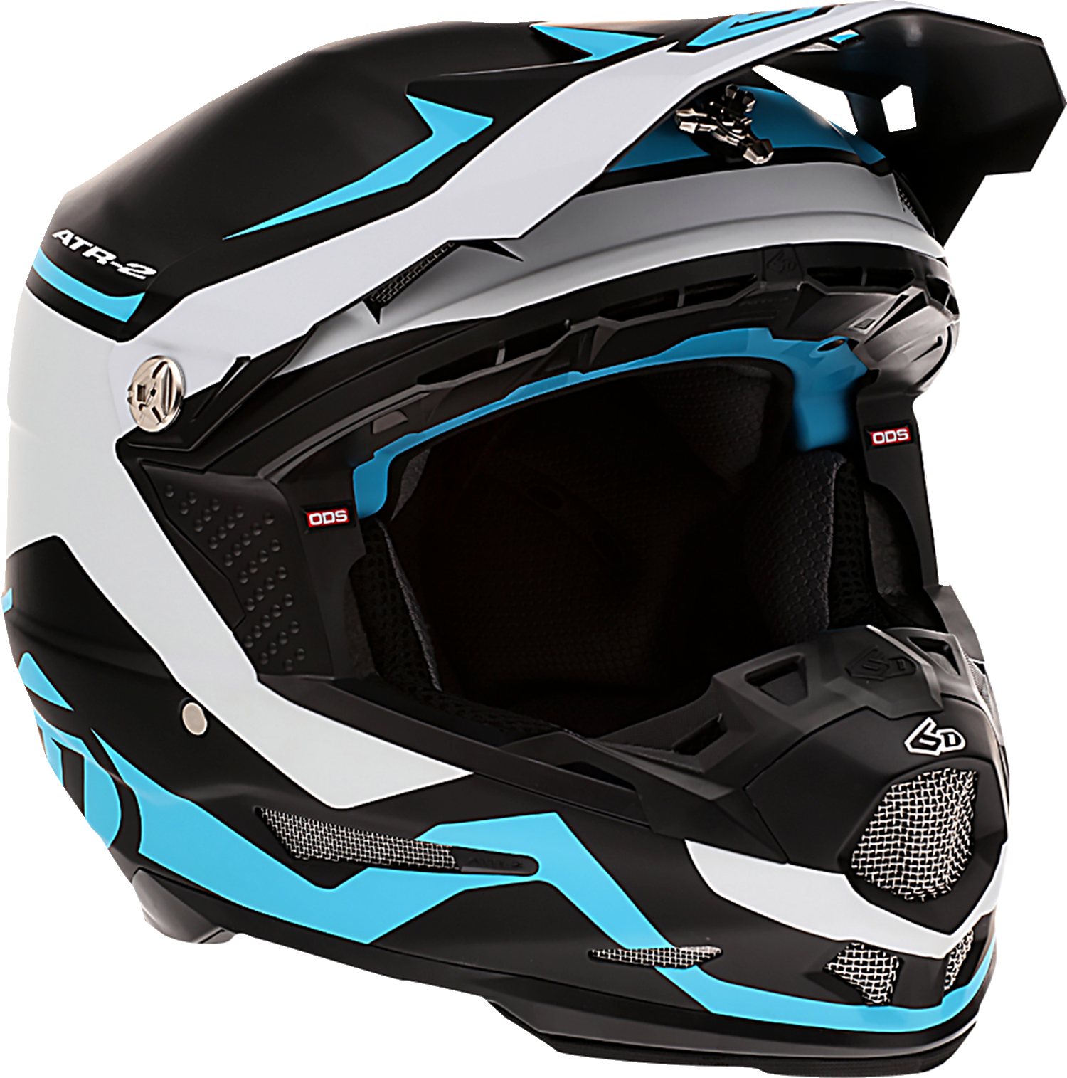 6D ATR-2 Helmet - Drive - Cyan - Large 12-2727