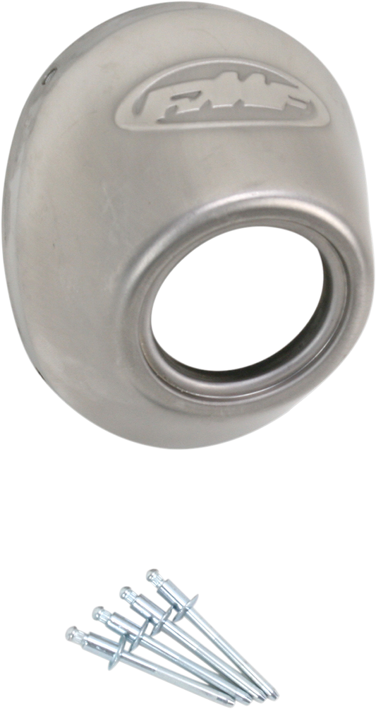 FMF End Cap - Stainless Steel - Straight Cut - PC4/Q4 040634 1860-0500