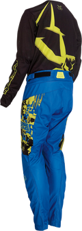 MOOSE RACING Youth Agroid Mesh Jersey - Black/Blue/Hi-Vis - Medium 2912-2166