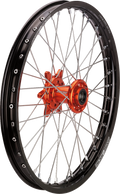 MOOSE RACING Wheel Assembly - SX-1 - Complete - Front - Black Wheel/Orange Hub - 21x1.6 - KTM MF-16021-BKOR