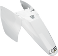 UFO Rear Fender with Side Panels - '98-'19 KTM White KT03073-047