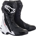 ALPINESTARS Supertech R Boots - Black/White - US 8 / EU 42 2220021-12-42