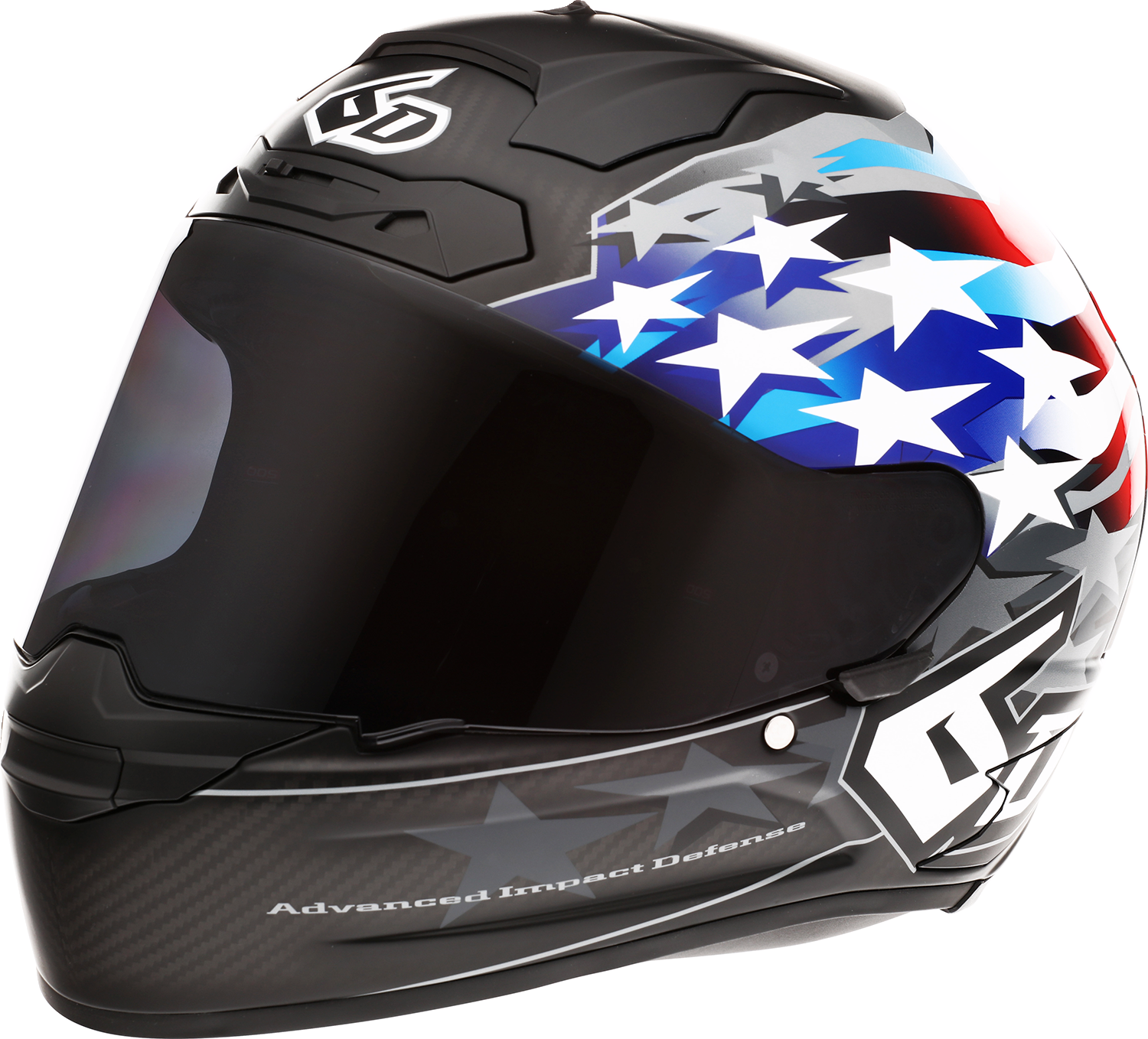 6D ATS-1R Helmet - Patriot - Red/White/Blue - Large 30-0697