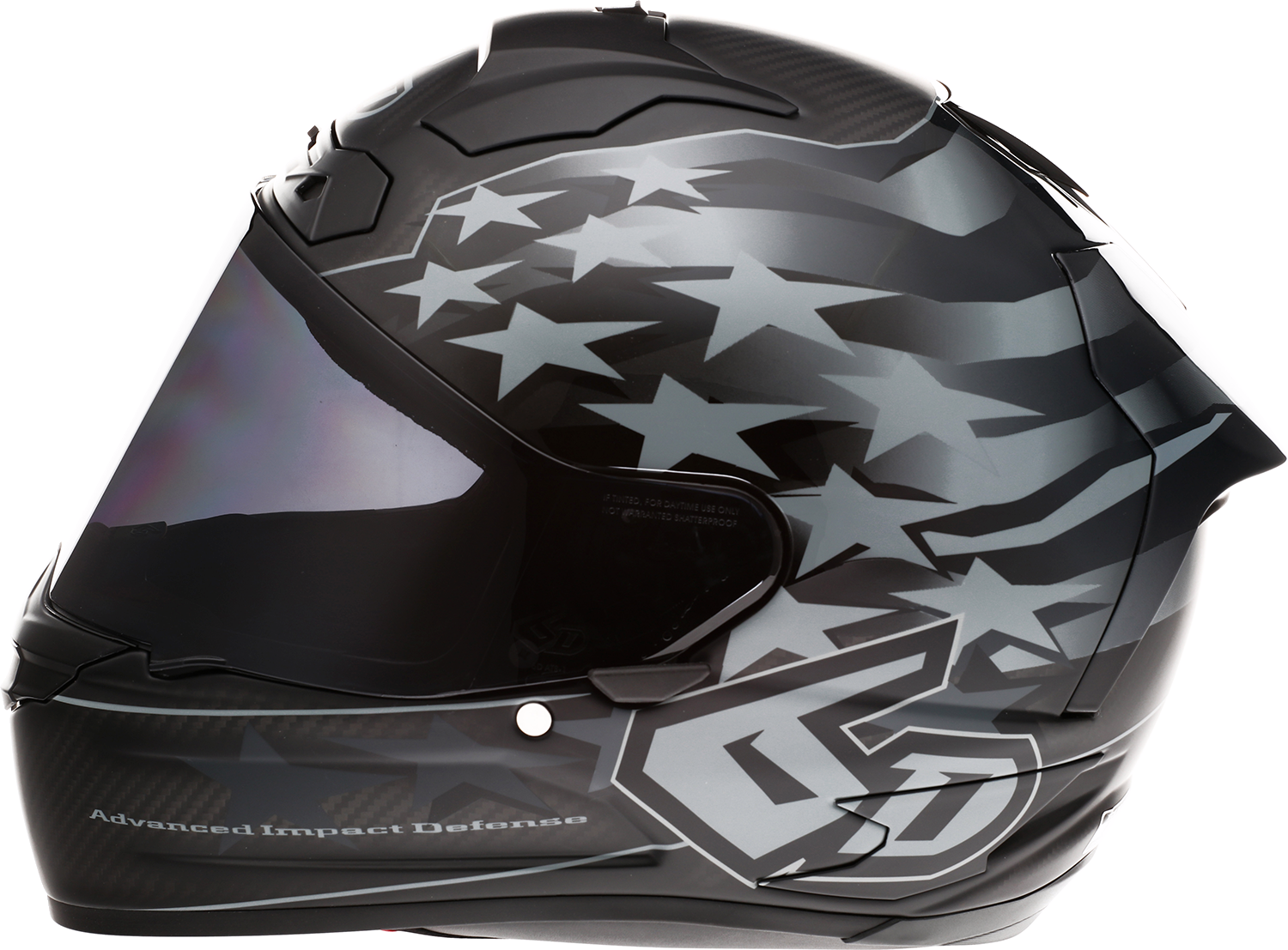 6D ATS-1R Helmet - Patriot - Black - 2XL 30-0609
