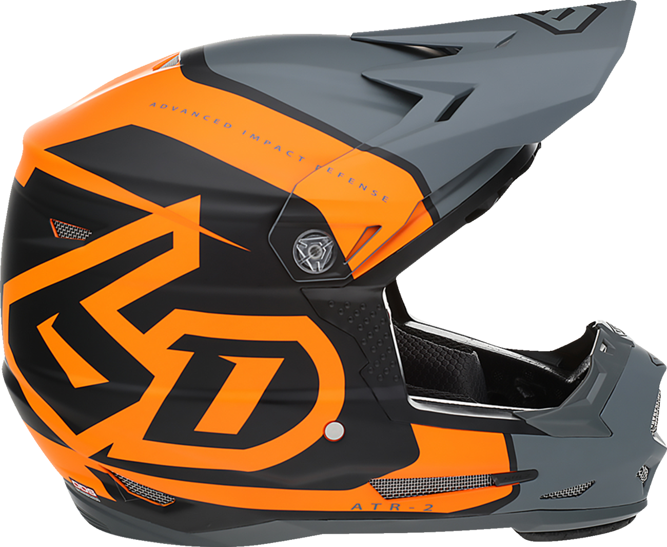 6D ATR-2Y Helmet - Torque - Neon Orange - Medium 11-6511