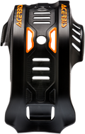 ACERBIS Skid Plate - Black/Orange - KTM 2791645229