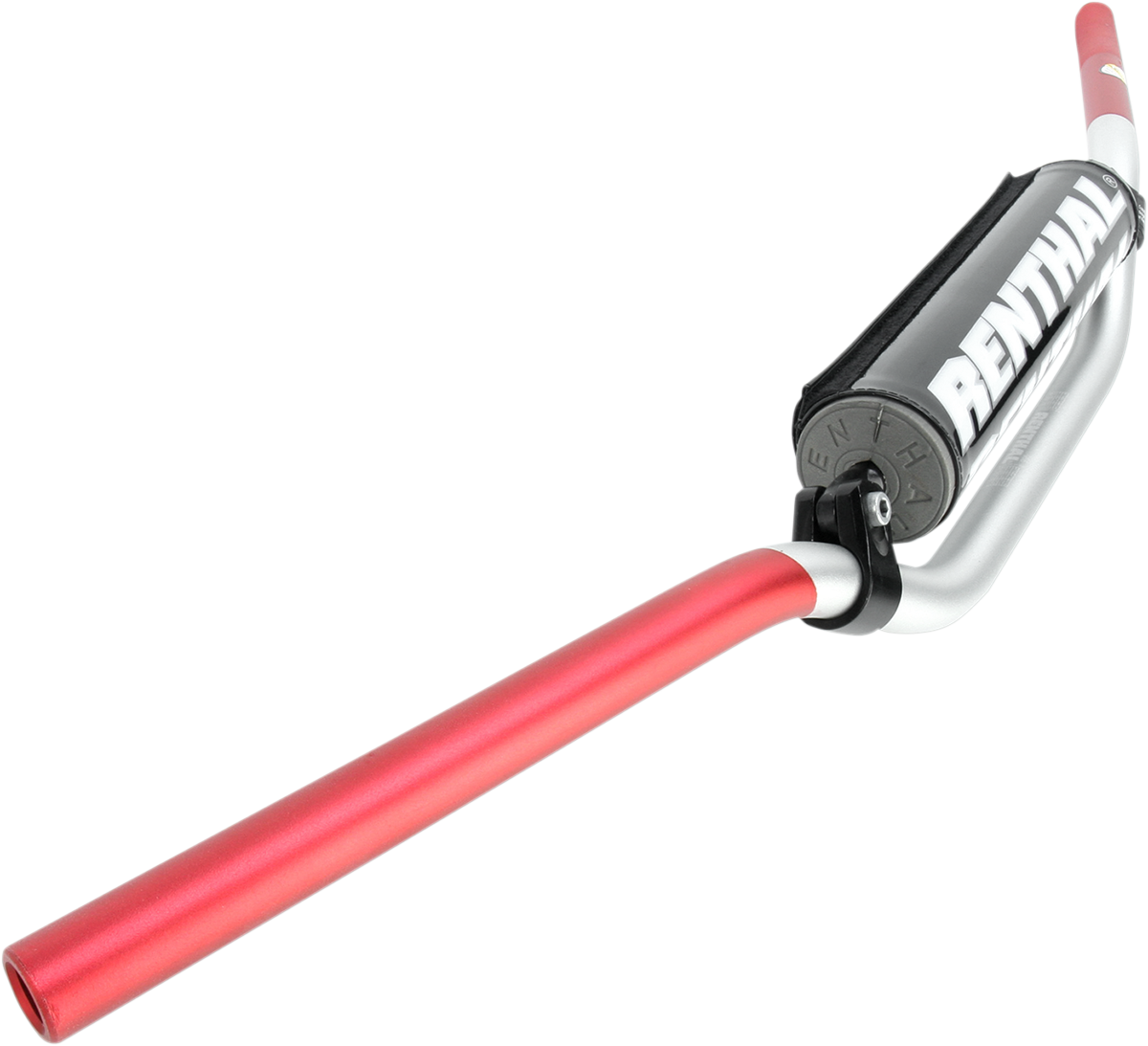 RENTHAL Handlebar - 7/8" - 966 - Reed/Windham - Silver/Red 96605SR01185