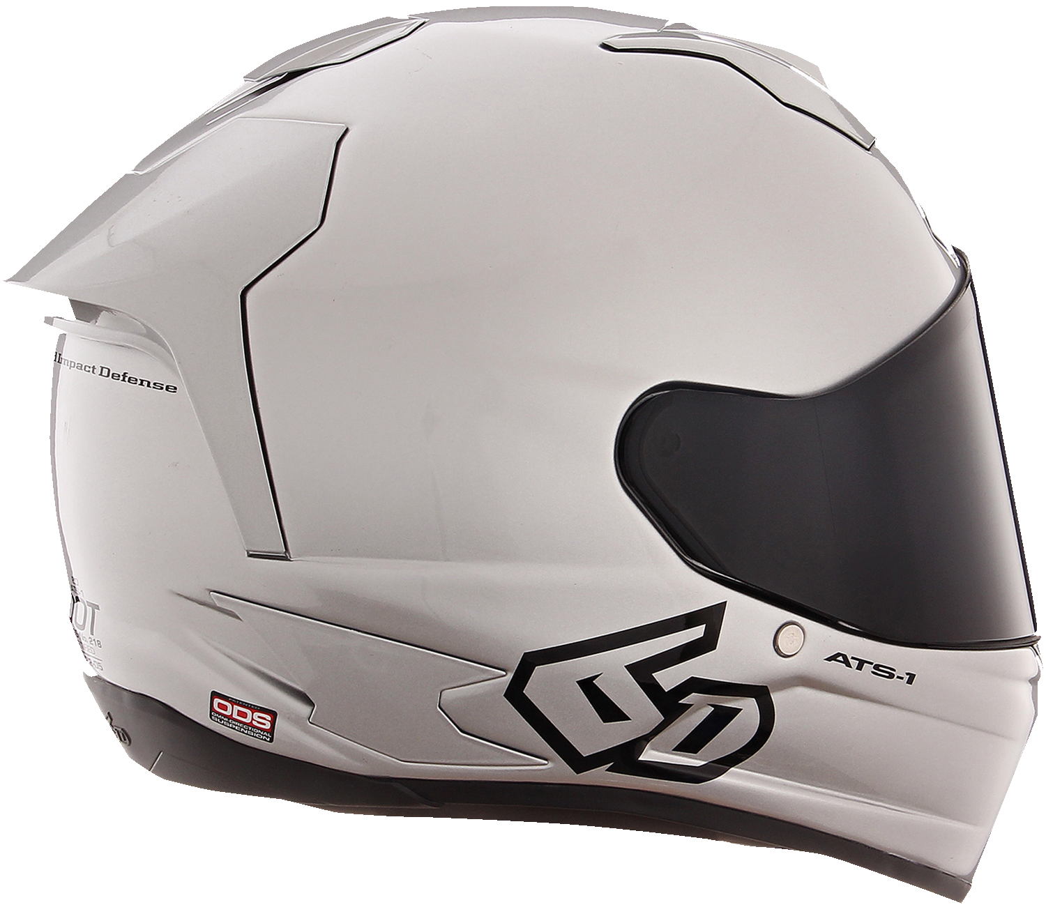 6D ATS-1R Helmet - Gloss Silver - Large 30-0997