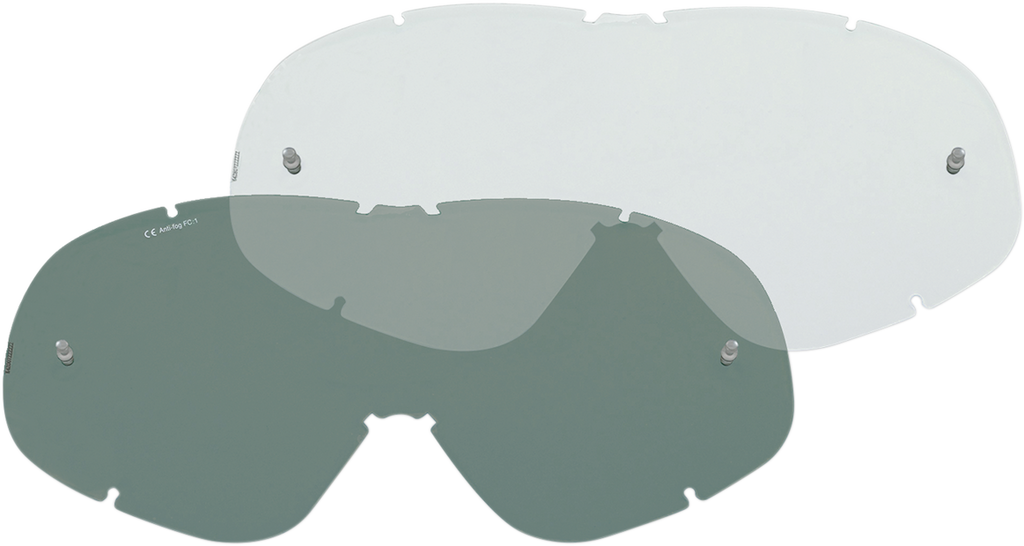 MOOSE RACING Qualifier Lens - Blue 2602-0581