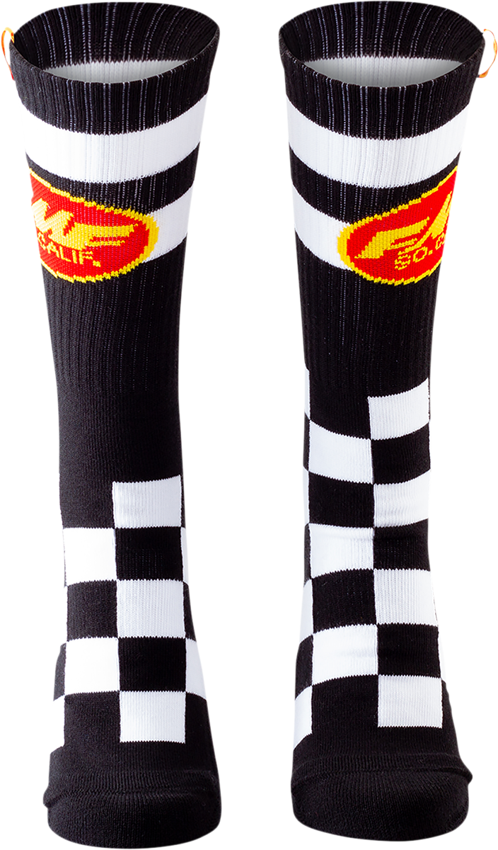 FMF Checker Socks - 2 pack - One Size HO20194902AST 3431-0685