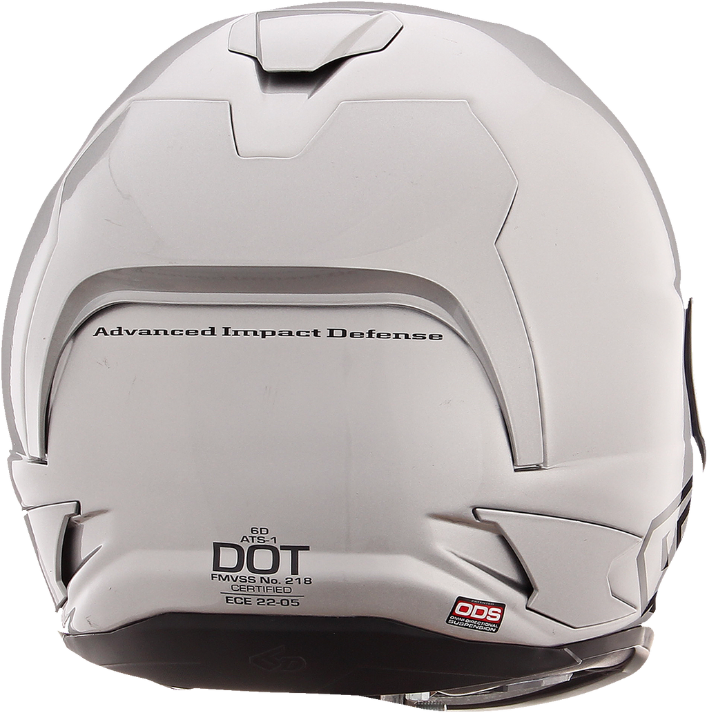 6D ATS-1R Helmet - Gloss Silver - Small 30-0995
