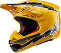 ALPINESTARS Supertech M10 Helmet - Ampress - MIPS® - Gloss Black/Yellow - Small 8300823-1414-S