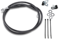 DRAG SPECIALTIES Brake Line - Front - Black - +2" 640113-2BLK