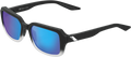 100% Rideley Sunglasses - Black - Blue 61044-250-01