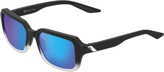 100% Rideley Sunglasses - Black - Blue 61044-250-01