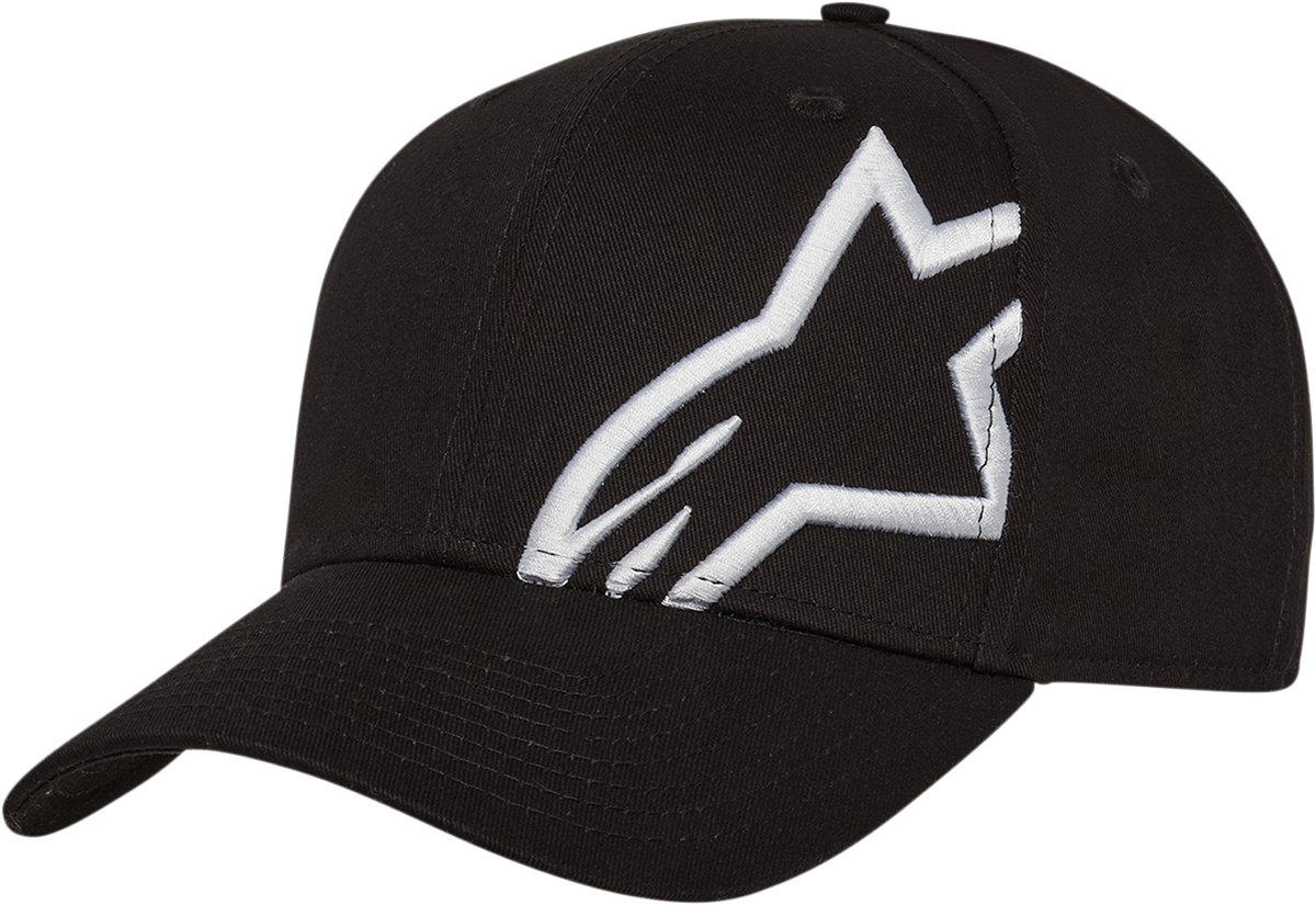 ALPINESTARS Corp Snap 2 Hat - Black/White - One Size 1211810091020OS