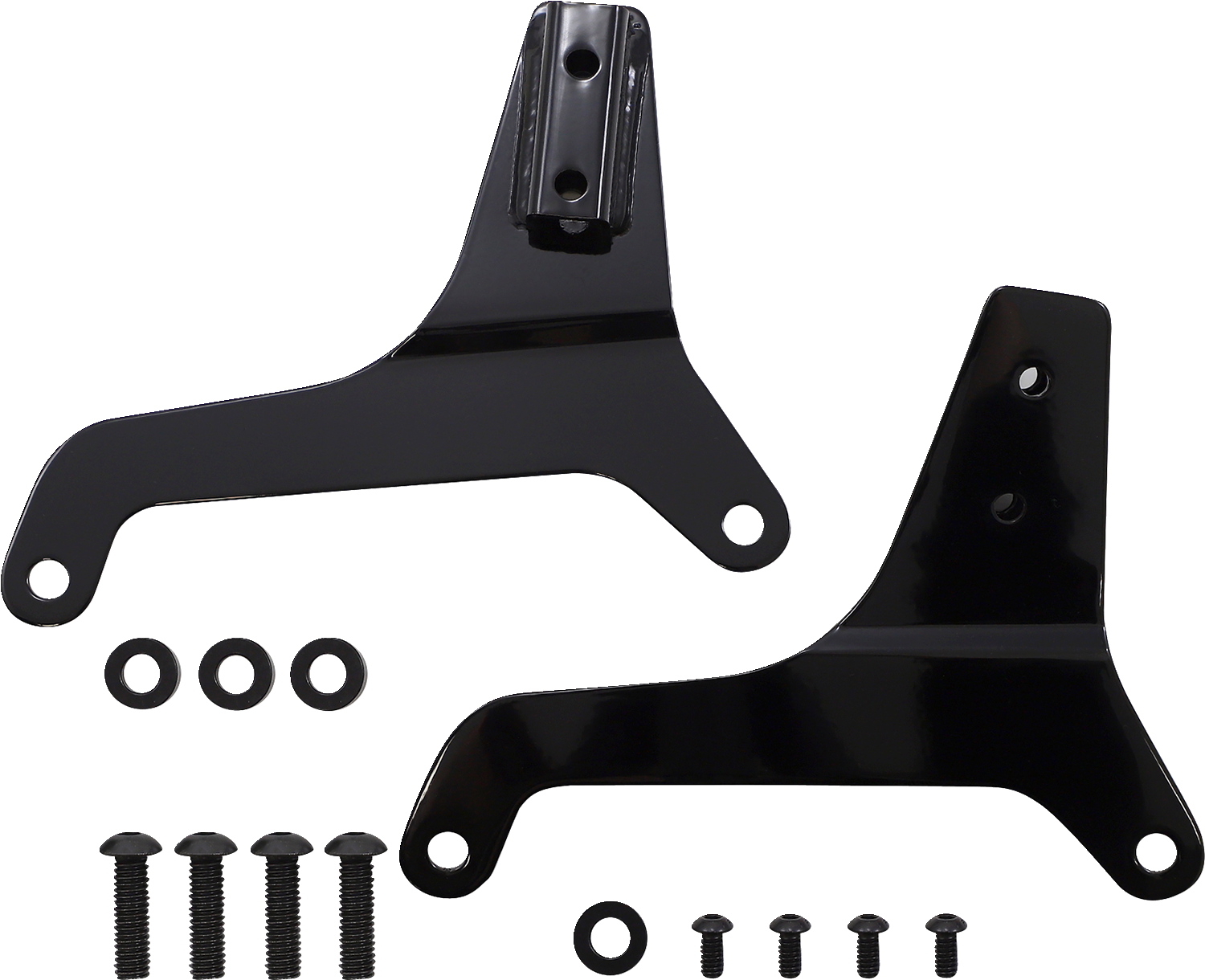DRAG SPECIALTIES Side Plates - Black 50264880
