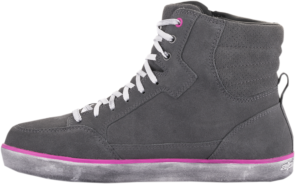ALPINESTARS J-6 Waterproof Women's Shoes - Gray/Pink - US 8.5 2542220909585