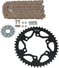 VORTEX Steel Chain Kit - Gold - Yamaha - YZF-R1 - '98-'03 CKG6354