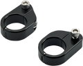 BILTWELL O/S Speed Clamps - Black Electroplated - Straight 6907-201