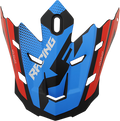 AFX FX-17/FX-17Y Peak - Holeshot - Matte Black/Red/White/Blue 0132-1185