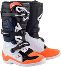 ALPINESTARS Youth Tech 7S Boots - Black/Orange/White - US 7 2015017-1241-7