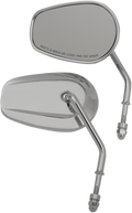 DRAG SPECIALTIES Replacement Mirrors - Short Stem - Chrome M60-6385C