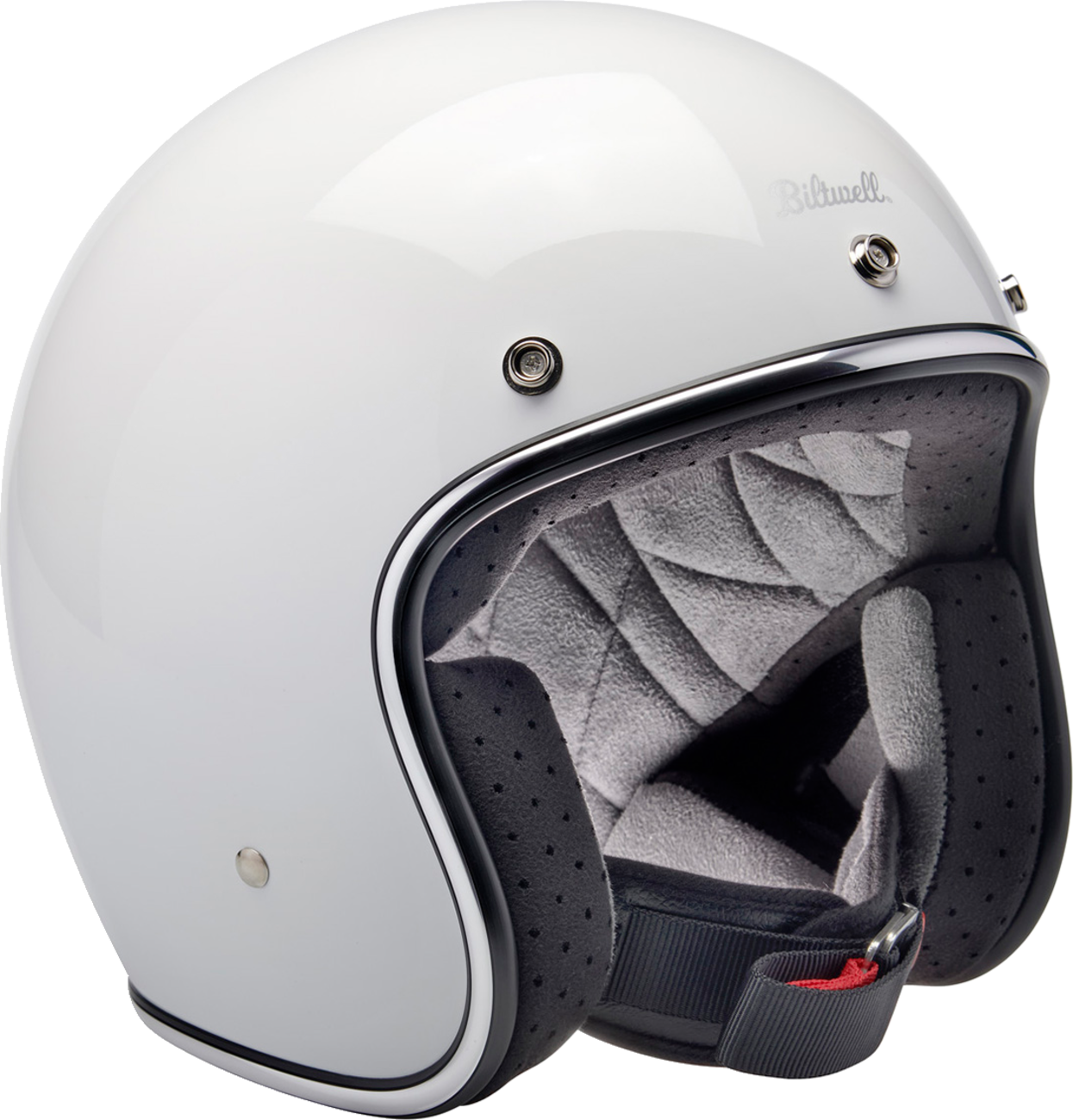 BILTWELL Bonanza Helmet - Gloss White - 2XL 1001-164-206