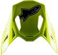 ALPINESTARS Supertech M8 Visor - Factory - Black/Fluo Yellow/Blue 8982222-1578