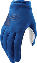 100% Women's Ridecamp Gloves - Blue - Small 11018-002-08