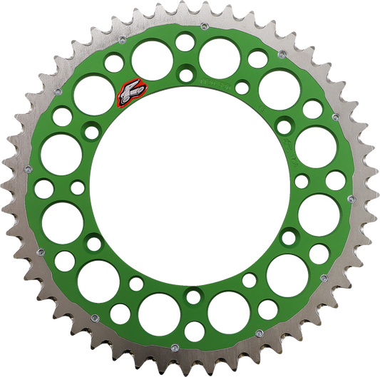 RENTHAL Twinring™ Rear Sprocket - 49 Tooth - Green 112052049GPGN