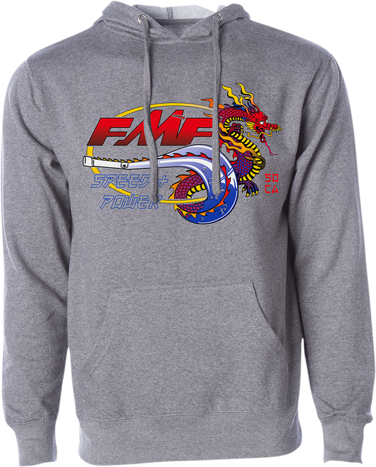 FMF Fire Starter Hoodie - Heather Gray - XL FA21121901HGXL 3050-5872